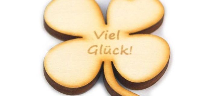 Kleeblatt-viel Glück