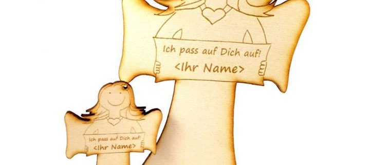 Anhänger "Ich pass auf Dich auf!"